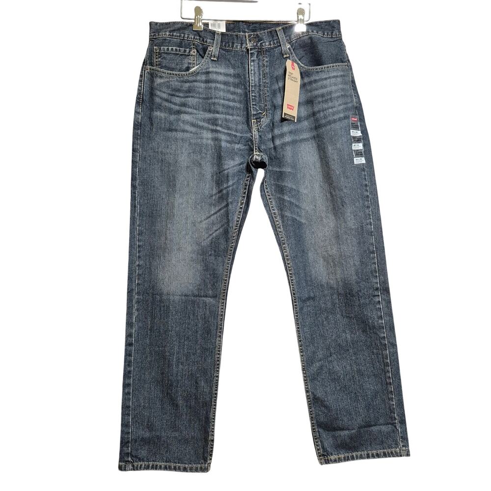 Levis 559 Jeans Relaxed Straight Men 36x30 Blue Denim Classic Everyday Casual
